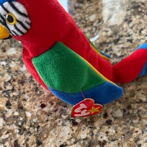 Ty Vibrant Parrot Plush Toy